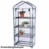 Gewächshaus PVC-Folie 4 Etagen 69x50x160cm Grün Treibhaus Beet Pflanzen -Prosper Garten Geschaft 11020 gewaechshaus pvc folie 4 etagen 69x50x1 1 jpg 1280x1280