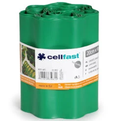 Cellfast Rasenkante Grün 20 X 900 Cm Kunststoff, Wellig