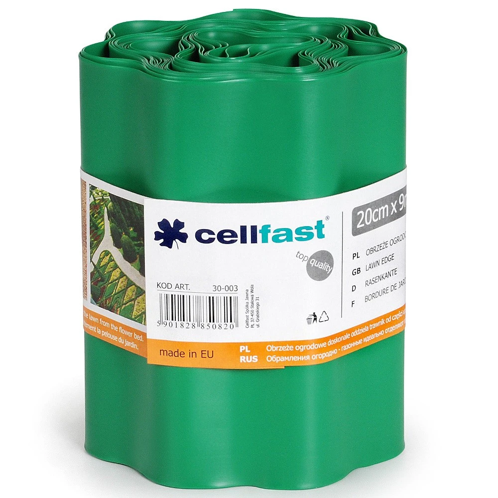 Cellfast Rasenkante Grün 20 X 900 Cm Kunststoff, Wellig 3 Cellfast Rasenkante Grün 20 X 900 Cm Kunststoff, Wellig