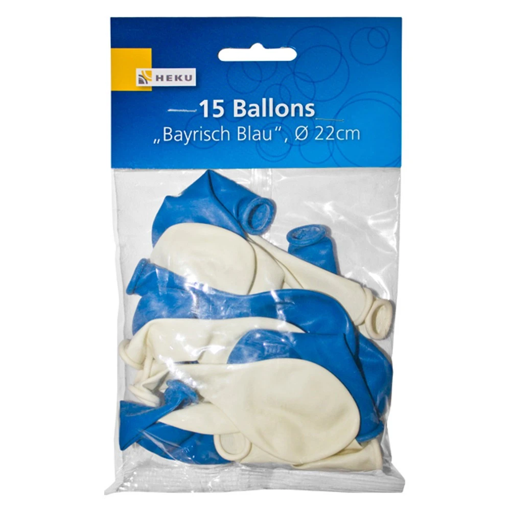 Luftballons Bayrisch Blau 15 Stück 3 Luftballons Bayrisch Blau 15 Stück
