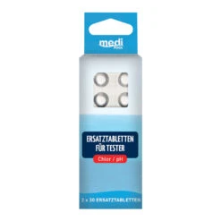 Ersatztabletten Für Pooltester Chlor Und PH-Wert 60 Tabletten