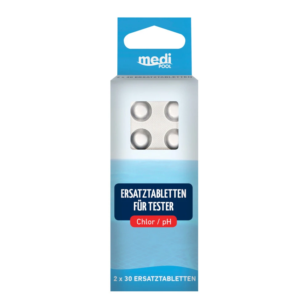 Ersatztabletten Für Pooltester Chlor Und PH-Wert 60 Tabletten 3 Ersatztabletten Für Pooltester Chlor Und PH-Wert 60 Tabletten