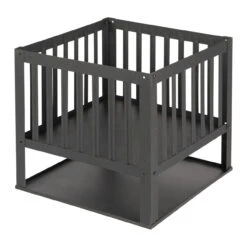 Feuerkorb Quadratisch Aus Pulverbeschichtetem Stahl