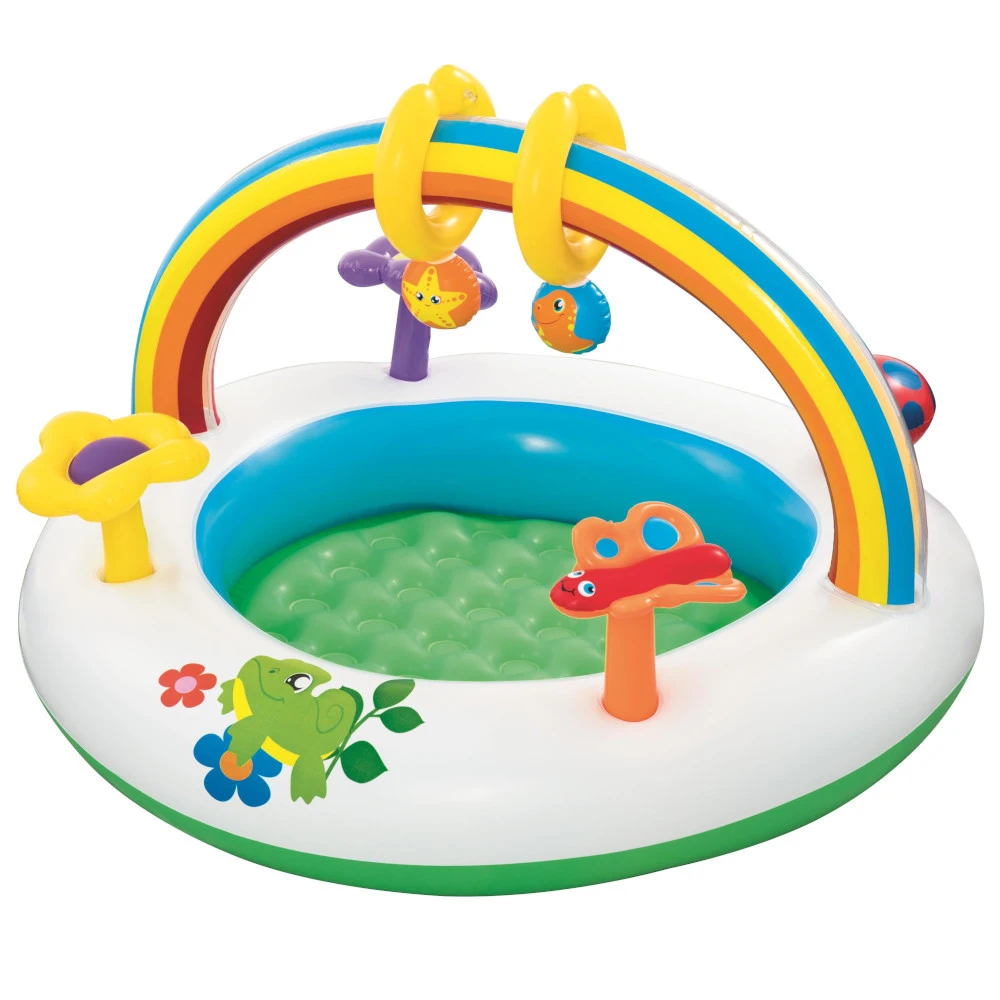 Bestway Baby-Spielcenter Regenbogen Aufblasbar 3 Bestway Baby-Spielcenter Regenbogen Aufblasbar