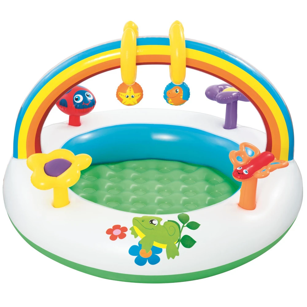 Bestway Baby-Spielcenter Regenbogen Aufblasbar 4 Bestway Baby-Spielcenter Regenbogen Aufblasbar – Bild 2