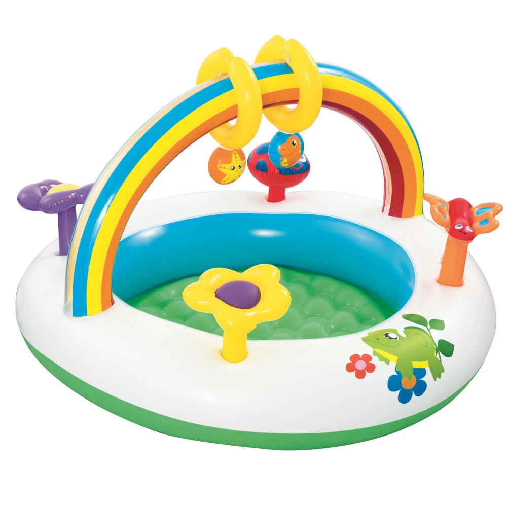Bestway Baby-Spielcenter Regenbogen Aufblasbar 5 Bestway Baby-Spielcenter Regenbogen Aufblasbar – Bild 3
