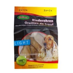 Rinderohren Getrocknet 2Stk. Hundefutter Hundesnack Leckerli