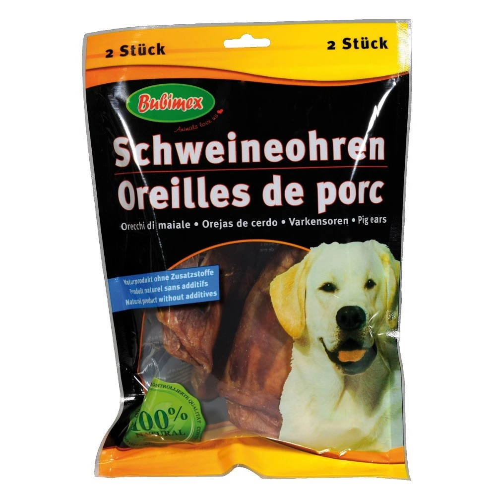 Schweineohren 2Stk Getrocknet Hundefutter Hundesnack Leckerli 3 Schweineohren 2Stk Getrocknet Hundefutter Hundesnack Leckerli