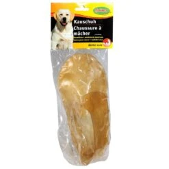 Kauschuh Groß 20cm Für Große Hunde 1Stk. 100% Rinderhaut
