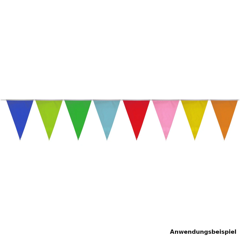 Wimpelkette 10 M Bunt 4 Wimpelkette 10 M Bunt – Bild 2