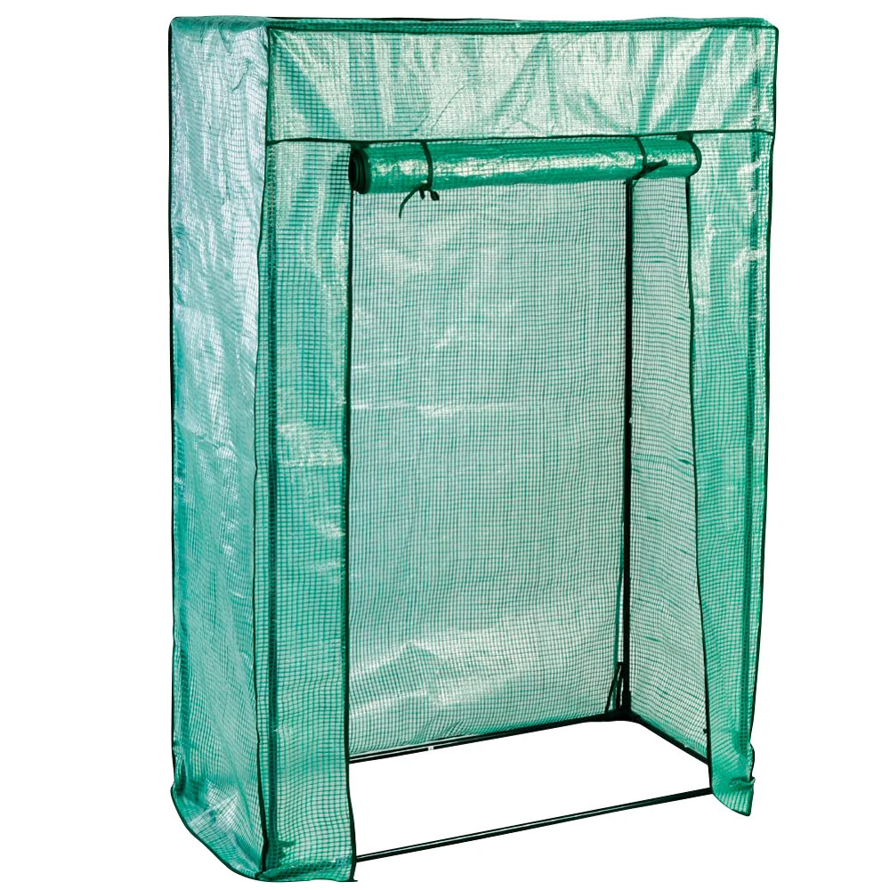 Tomatenhaus Mit Metallrahmen 100x50x150 Cm Und PE-Folie In Grün 3 Tomatenhaus Mit Metallrahmen 100x50x150 Cm Und PE-Folie In Grün