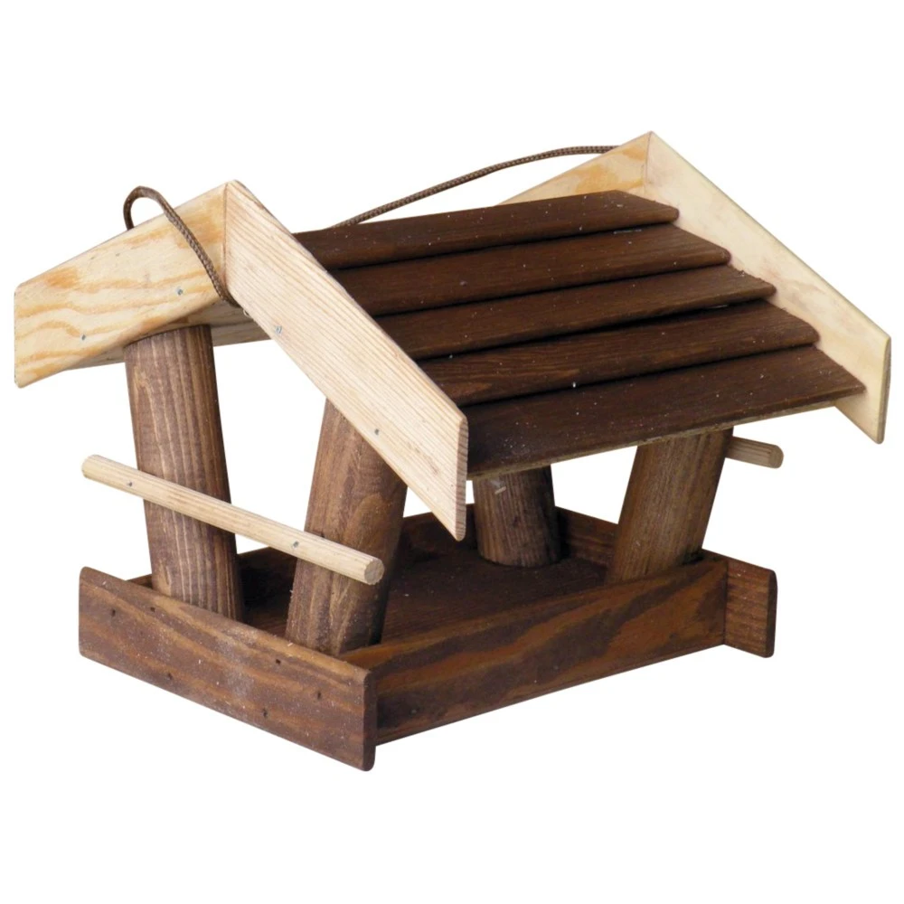 Vogelhaus Aus Kiefernholz Mit Vier Offenen Seiten Und Kordel 3 Vogelhaus Aus Kiefernholz Mit Vier Offenen Seiten Und Kordel