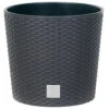 Prosperplast Blumentopf Rato Round In Anthrazit 1 Prosperplast Blumentopf Rato Round In Anthrazit -Prosper Garten Geschaft 28483 blumentopf rato round anthrazit aus kunststof jpg 1280x1280 1