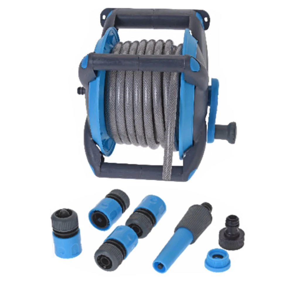 Pro Garden Schlauchhalter Garten Für Wandmontage Mit 15 M Schlauch 3 Pro Garden Schlauchhalter Garten Für Wandmontage Mit 15 M Schlauch