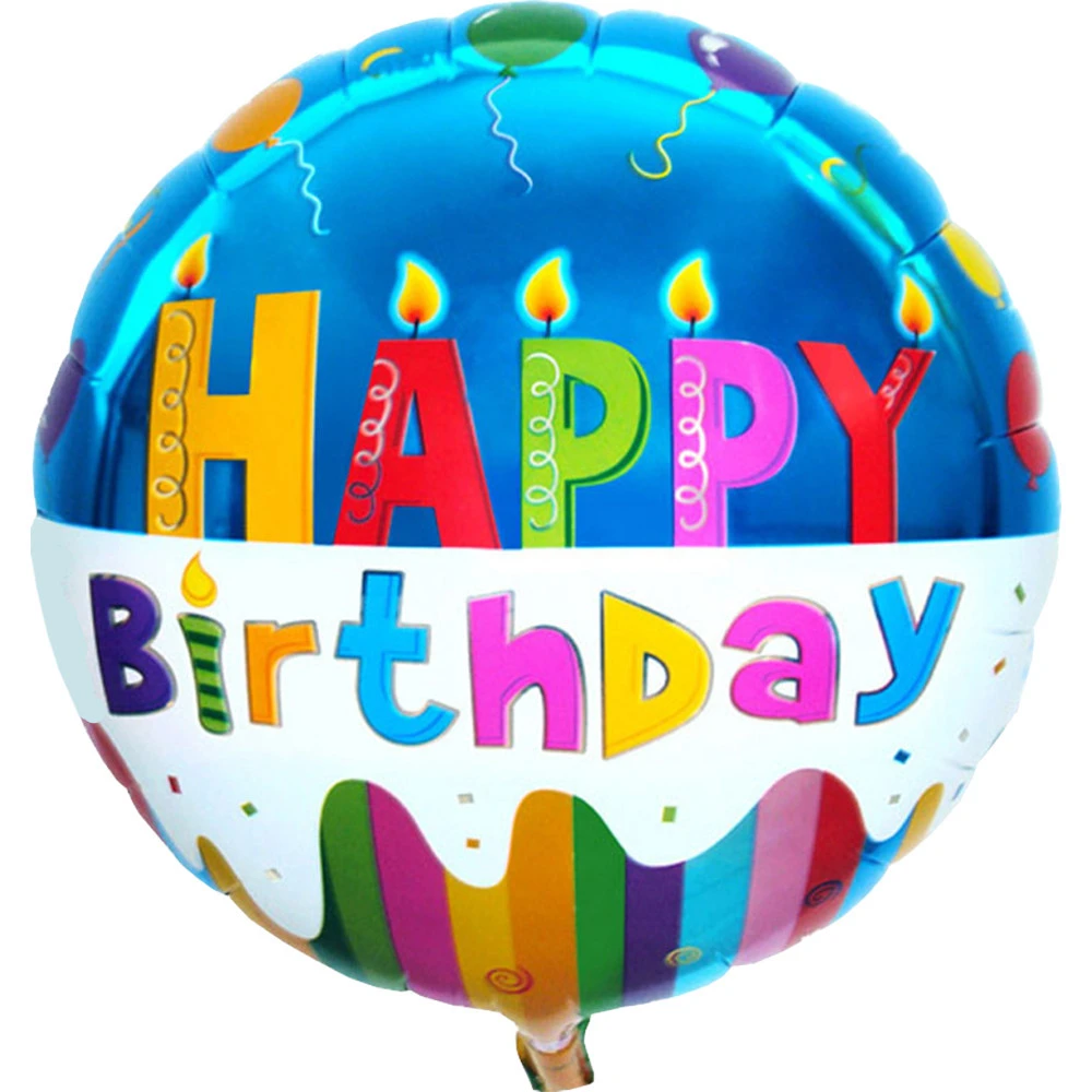 Folienballon Happy Birthday Mit Aufblashalm 4 Folienballon Happy Birthday Mit Aufblashalm – Bild 2