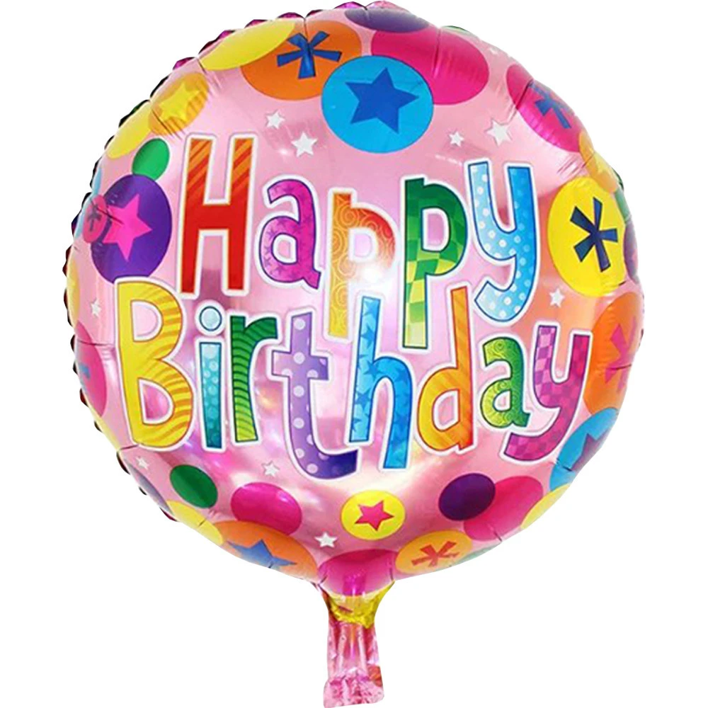 Folienballon Happy Birthday Mit Aufblashalm 6 Folienballon Happy Birthday Mit Aufblashalm – Bild 4