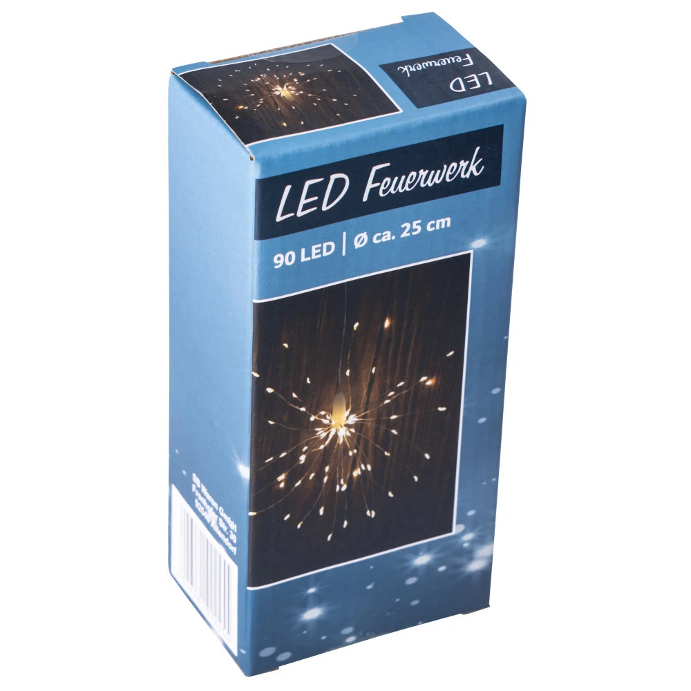LED-Hängebeleuchtung „Feuerwerk“ Mit Warmweißen LEDS 4 LED-Hängebeleuchtung „Feuerwerk“ Mit Warmweißen LEDS – Bild 2