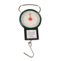 Oakwood Wildwaage 30kg Stahlhaken Maßband Zugwaage Hängewaage Fischwaage