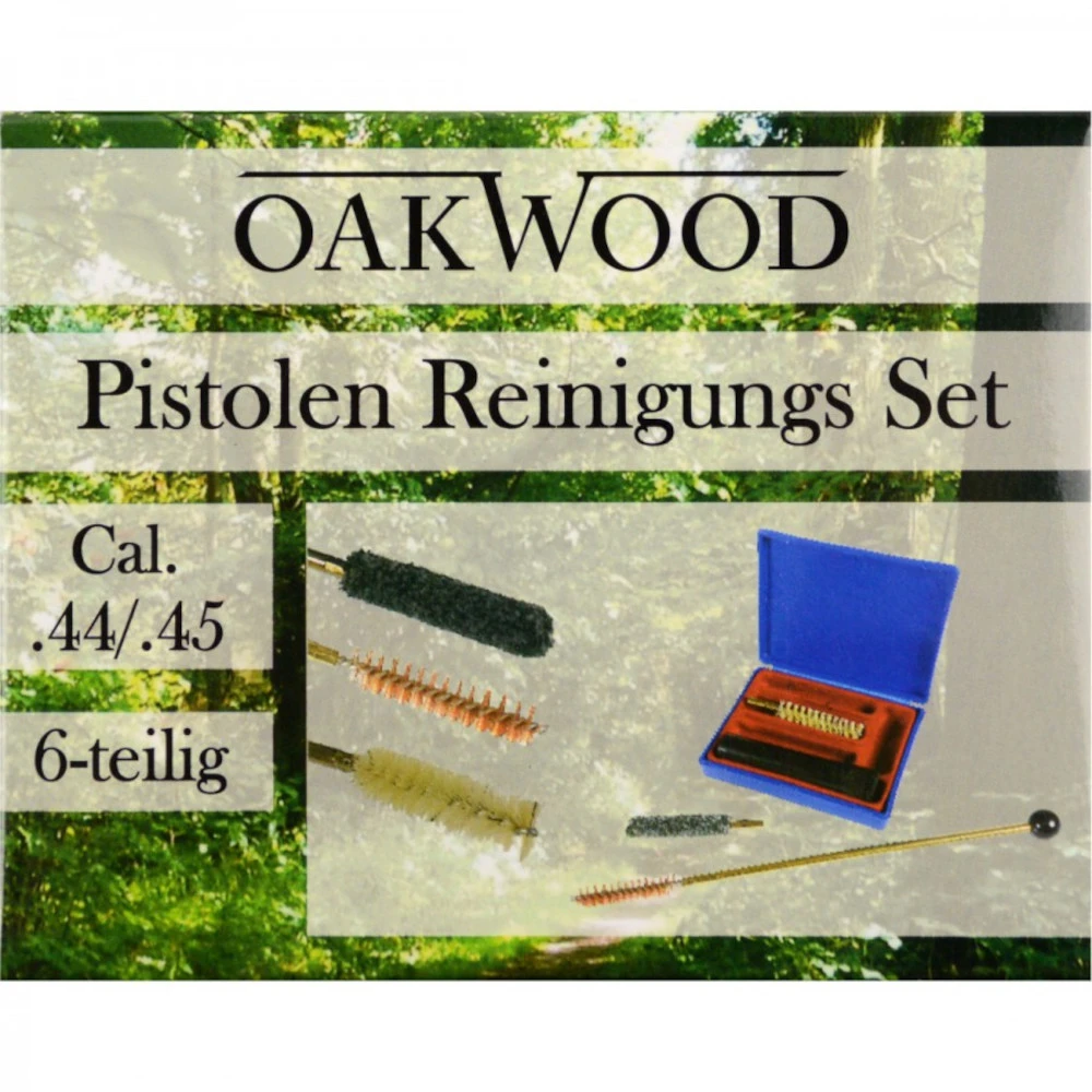 Oakwood Waffenreinigungsset Cal.44/.45 6-teilig 4 Oakwood Waffenreinigungsset Cal.44/.45 6-teilig – Bild 2