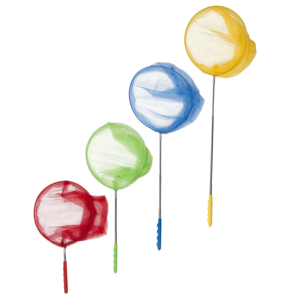 Kescher Ausziehbar Mit Alu-Teleskopstab Und PVC-Netz 3 Kescher Ausziehbar Mit Alu-Teleskopstab Und PVC-Netz