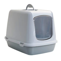 Katzentoilette ''Premium'' Mit Haube Inkl. Schwingtür U. Filter