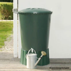 Regentonne Rund Mit 310 Liter Fassungsvermögen In Grün, Inklusive Deckel Und Auslaufhahn -Prosper Garten Geschaft 2Q9l91zk3CSdEKx 1280x1280
