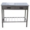 Country Life Arbeitstisch Aus Edelstahl 18/10 Mit Zwei Schubladen 1 Country Life Arbeitstisch Aus Edelstahl 18/10 Mit Zwei Schubladen -Prosper Garten Geschaft 2QDXZ043IOuAhNm 1280x1280