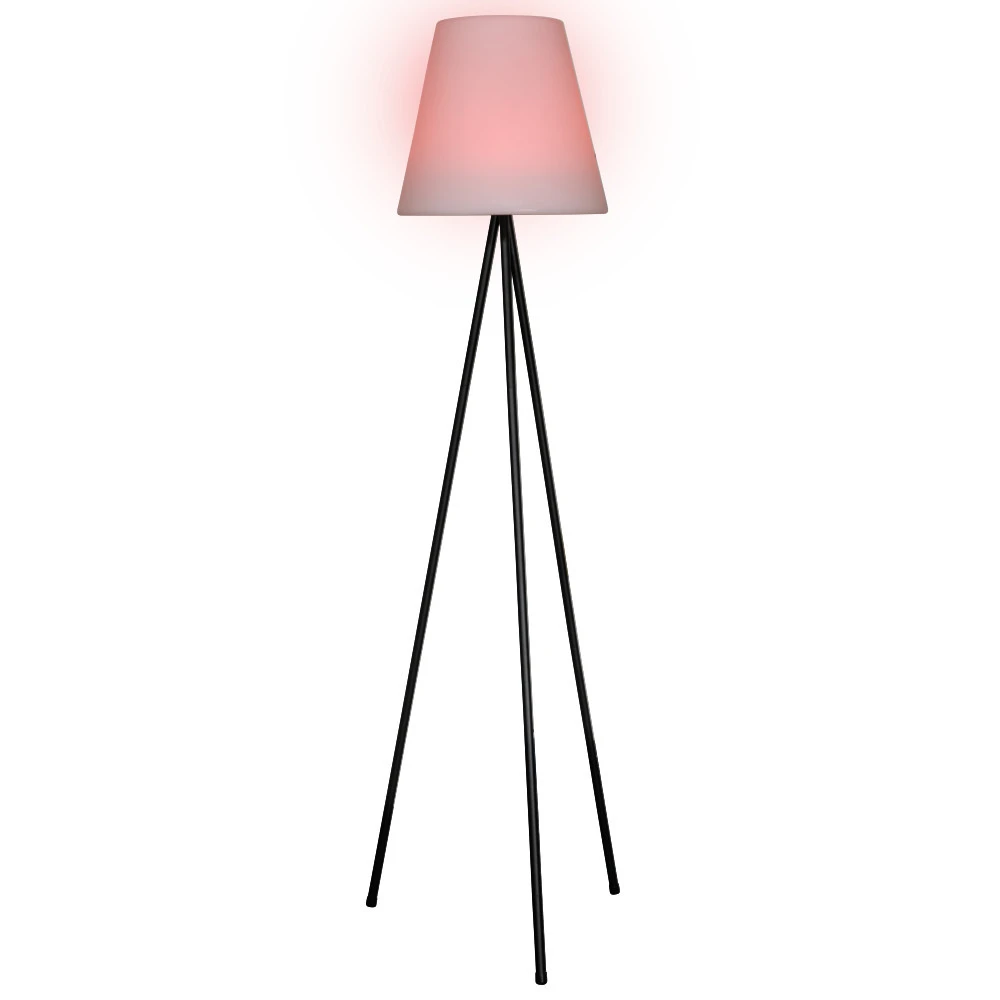 Solar-Standleuchte 150x35x35cm Mit Fernbedienung In Schwarz-Weiß 6 Solar-Standleuchte 150x35x35cm Mit Fernbedienung In Schwarz-Weiß – Bild 4