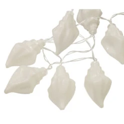 LED-Lichterkette 120 Cm Mit Muschelmotiv, 10 LEDs Und Timerfunktion