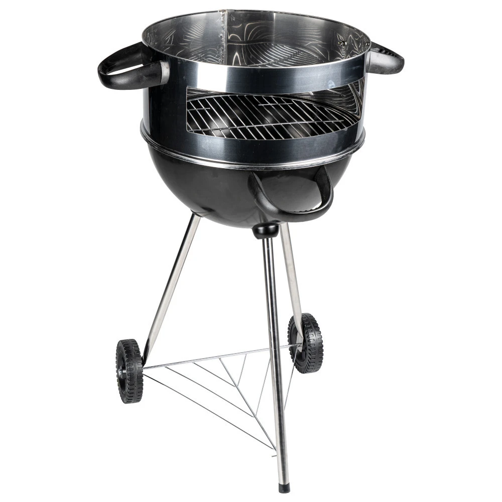 Kugelgrill Margherita Fahrbar Aus Metall Mit Pizza-Ring Und Pizzastein 4 Kugelgrill Margherita Fahrbar Aus Metall Mit Pizza-Ring Und Pizzastein – Bild 2