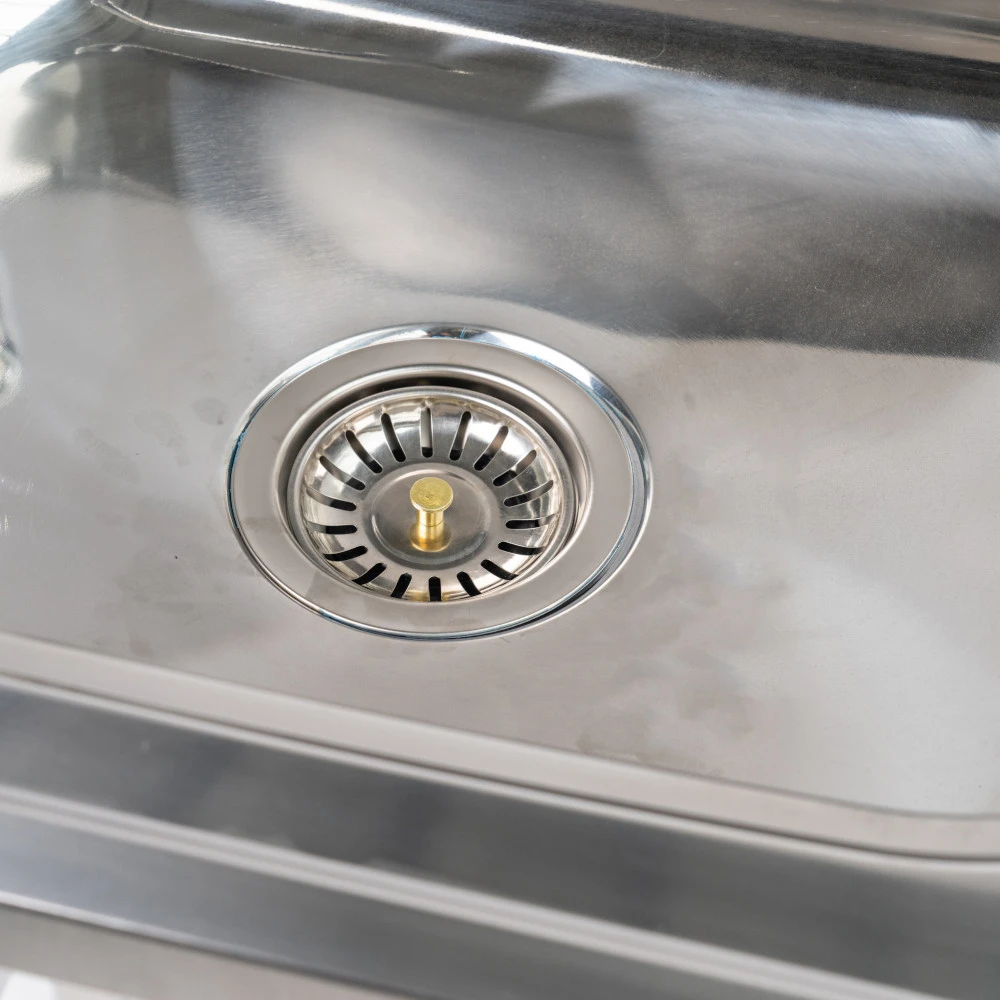 Country Life Waschtisch Aus 18/10 Edelstahl Mit Armatur Und Abflusschlauch 6 Country Life Waschtisch Aus 18/10 Edelstahl Mit Armatur Und Abflusschlauch – Bild 4