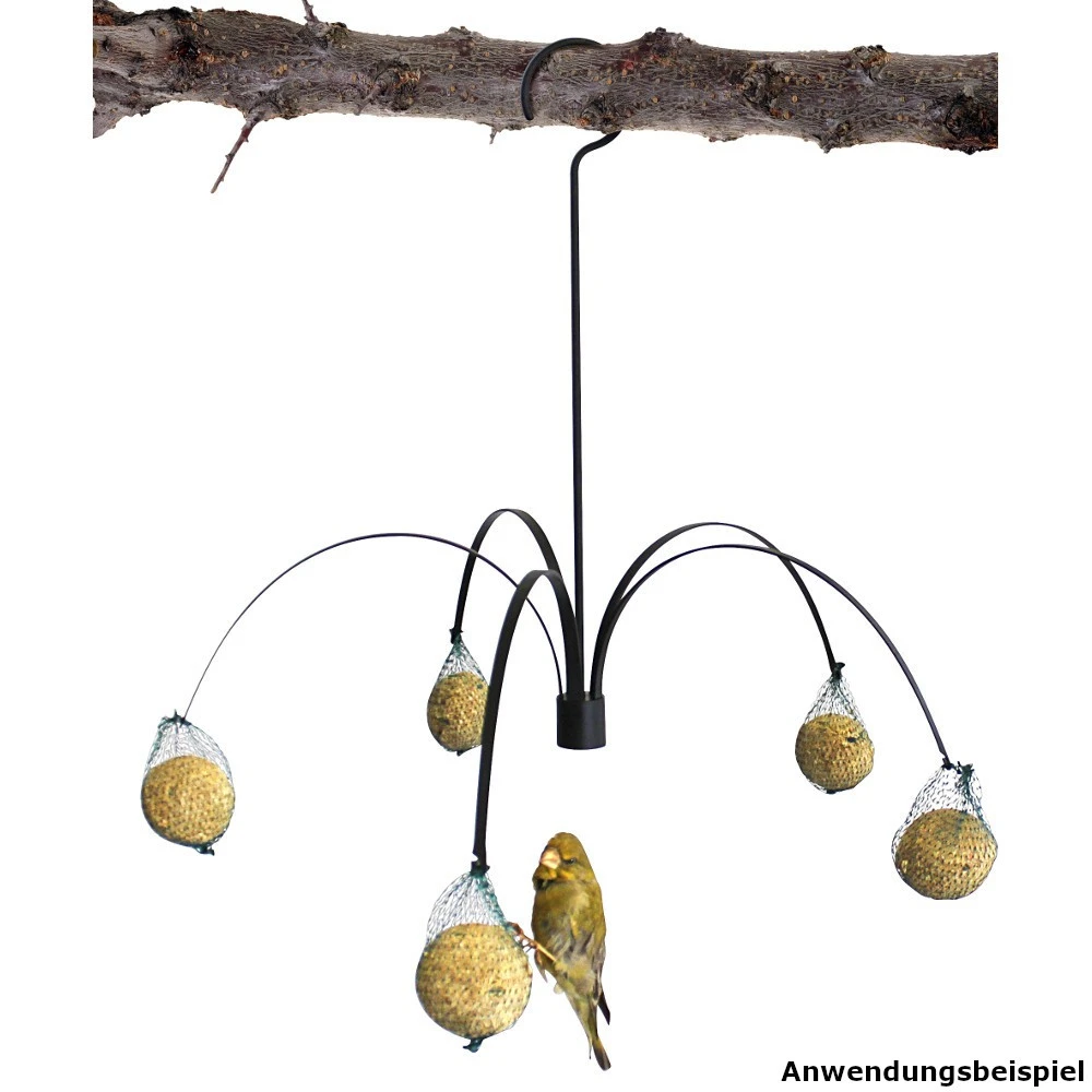 Futterpalme 45x45x41cm Aus Kunststoff, Für 5 Meisenknödel 3 Futterpalme 45x45x41cm Aus Kunststoff, Für 5 Meisenknödel