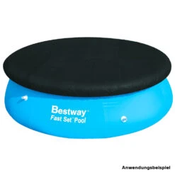 Bestway Poolabdeckung Aus PE Für Pools Mit 244 Cm Durchmesser