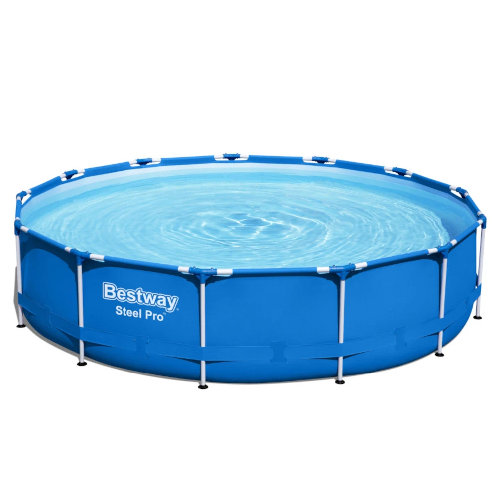 Bestway Steel Pro Frame Pool Set Rund Mit Filterpumpe 4 Bestway Steel Pro Frame Pool Set Rund Mit Filterpumpe – Bild 2