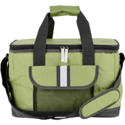 Kühltasche 18 Liter Aus Polyester Mit Reisverschluss In Grün