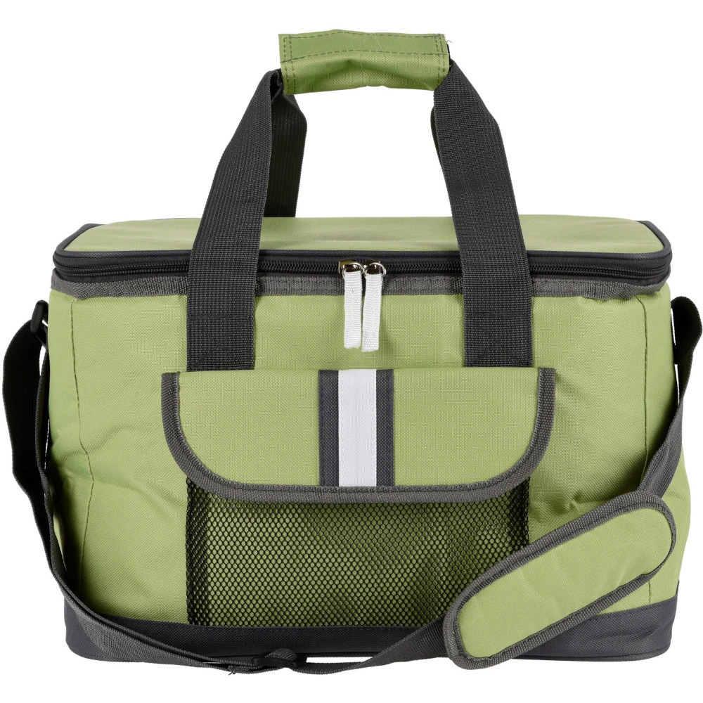 Kühltasche 18 Liter Aus Polyester Mit Reisverschluss In Grün 3 Kühltasche 18 Liter Aus Polyester Mit Reisverschluss In Grün