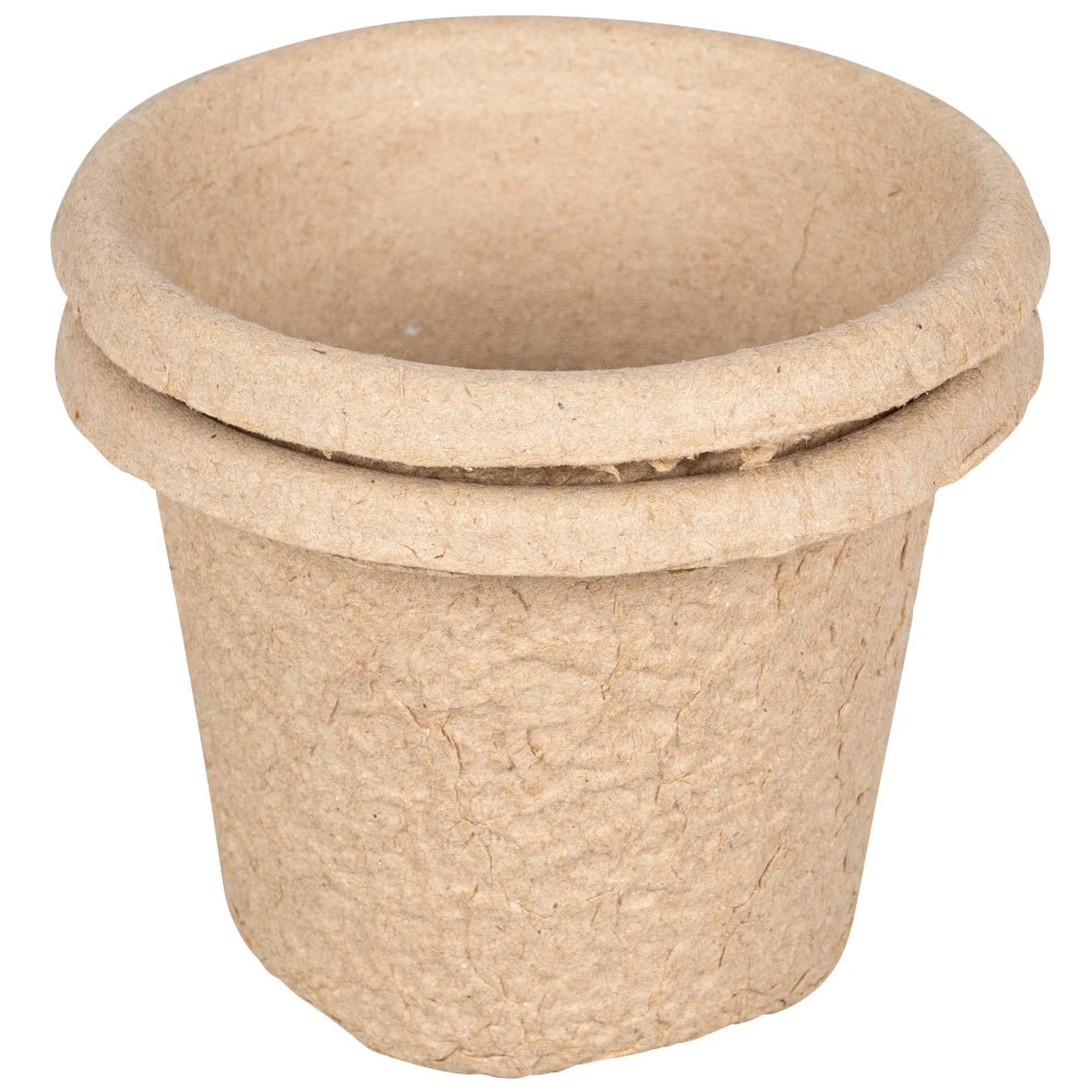 Anzuchttöpfe 8 X 11 Cm Rund, 2 Stück, Papier 3 Anzuchttöpfe 8 X 11 Cm Rund, 2 Stück, Papier