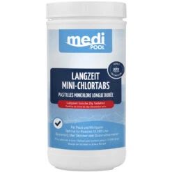 MediPOOL Langzeit-Minichlor Tabs 1 Kg, Zur Dauerdesinfektion