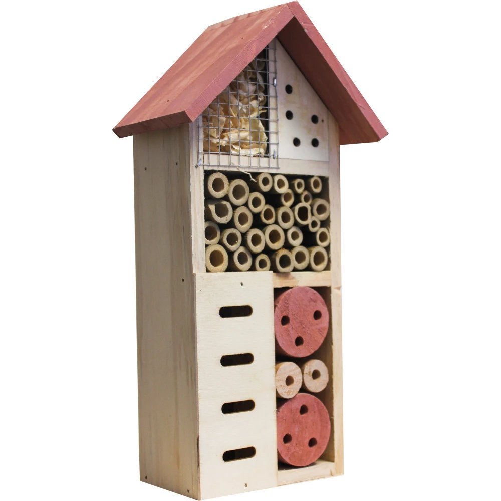 Insektenhotel In Verschiedenen Farben 13 X 8 X 26 Cm 3 Insektenhotel In Verschiedenen Farben 13 X 8 X 26 Cm