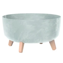 Prosperplast Pflanztopf Gracia Low Beton Effekt Ø 300mm Grau