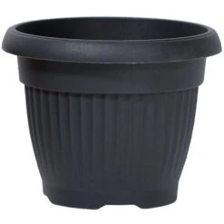 Prosperplast Blumentopf Terra Rund 25 Cm In Anthrazit