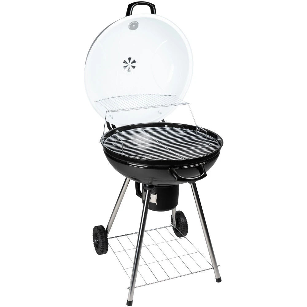 DELUXE Kugelgrill 57 Cm Mit Weißer Haube 4 DELUXE Kugelgrill 57 Cm Mit Weißer Haube – Bild 2