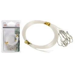 Angelschnur Haken Set Gr.18 20-teilig, 110 Cm Transparent