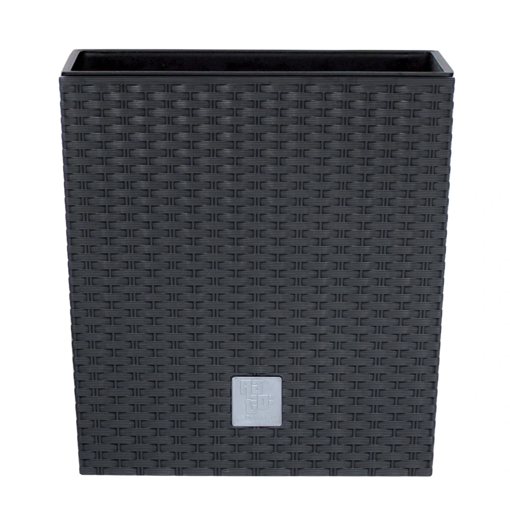 Prosperplast Blumentopf Anthrazit Rato Low 26,2 X 26,2 Cm Mit Einsatz 3 Prosperplast Blumentopf Anthrazit Rato Low 26,2 X 26,2 Cm Mit Einsatz