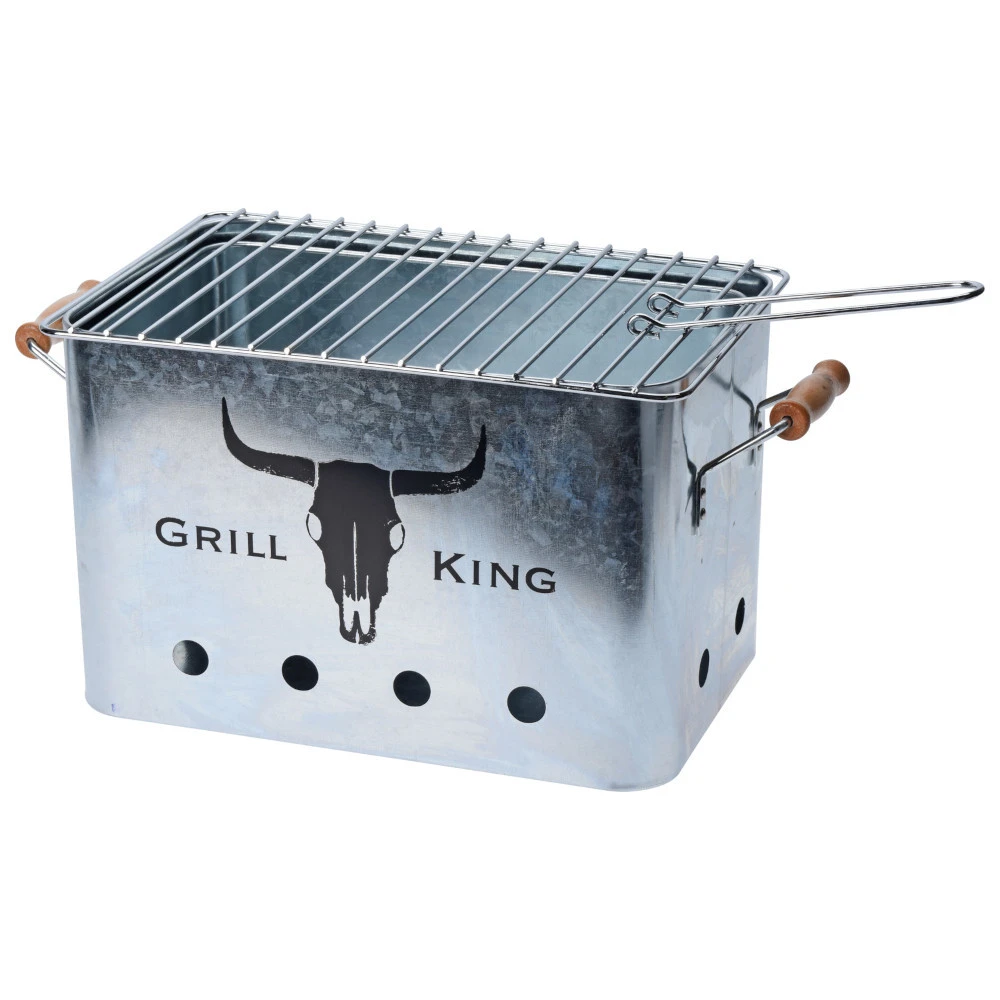 Mini-Grill Longhorn Mit Tragegriffen 3 Mini-Grill Longhorn Mit Tragegriffen