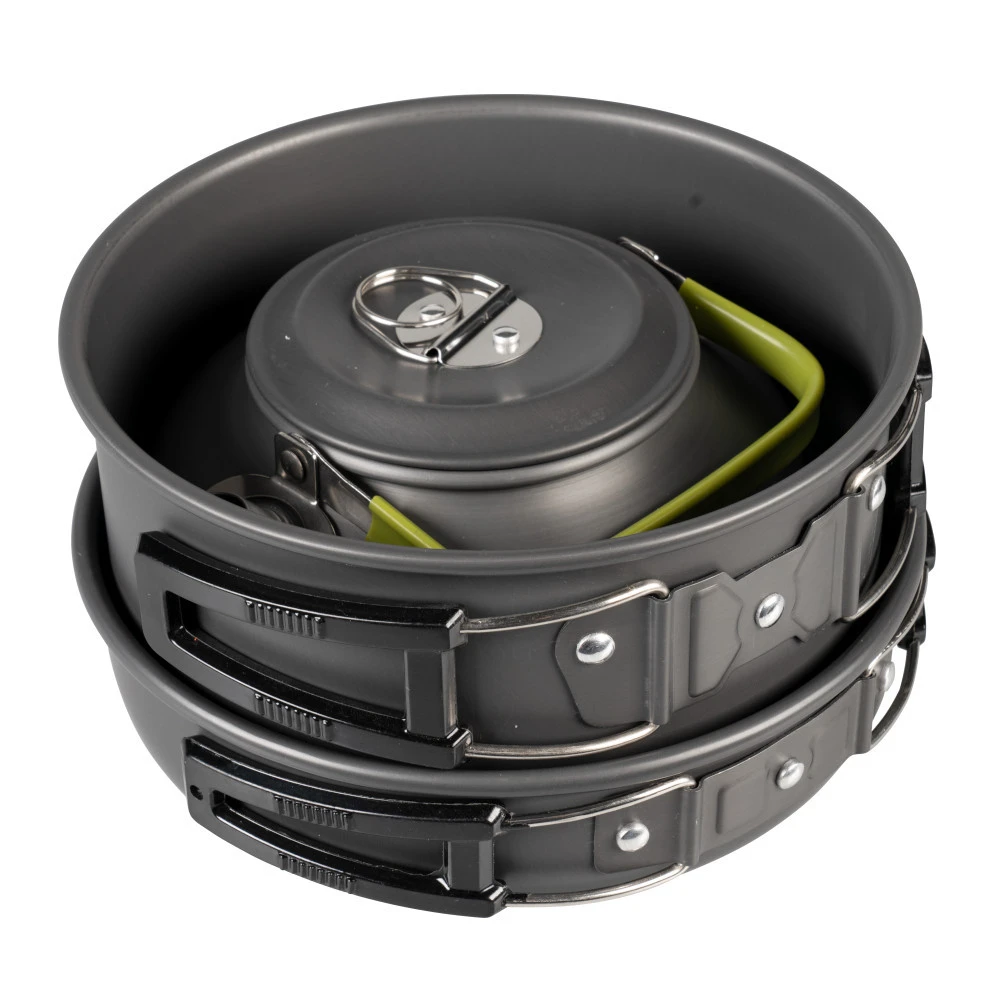 Campingkochset 10-teilig Aus Aluminium 3 Campingkochset 10-teilig Aus Aluminium