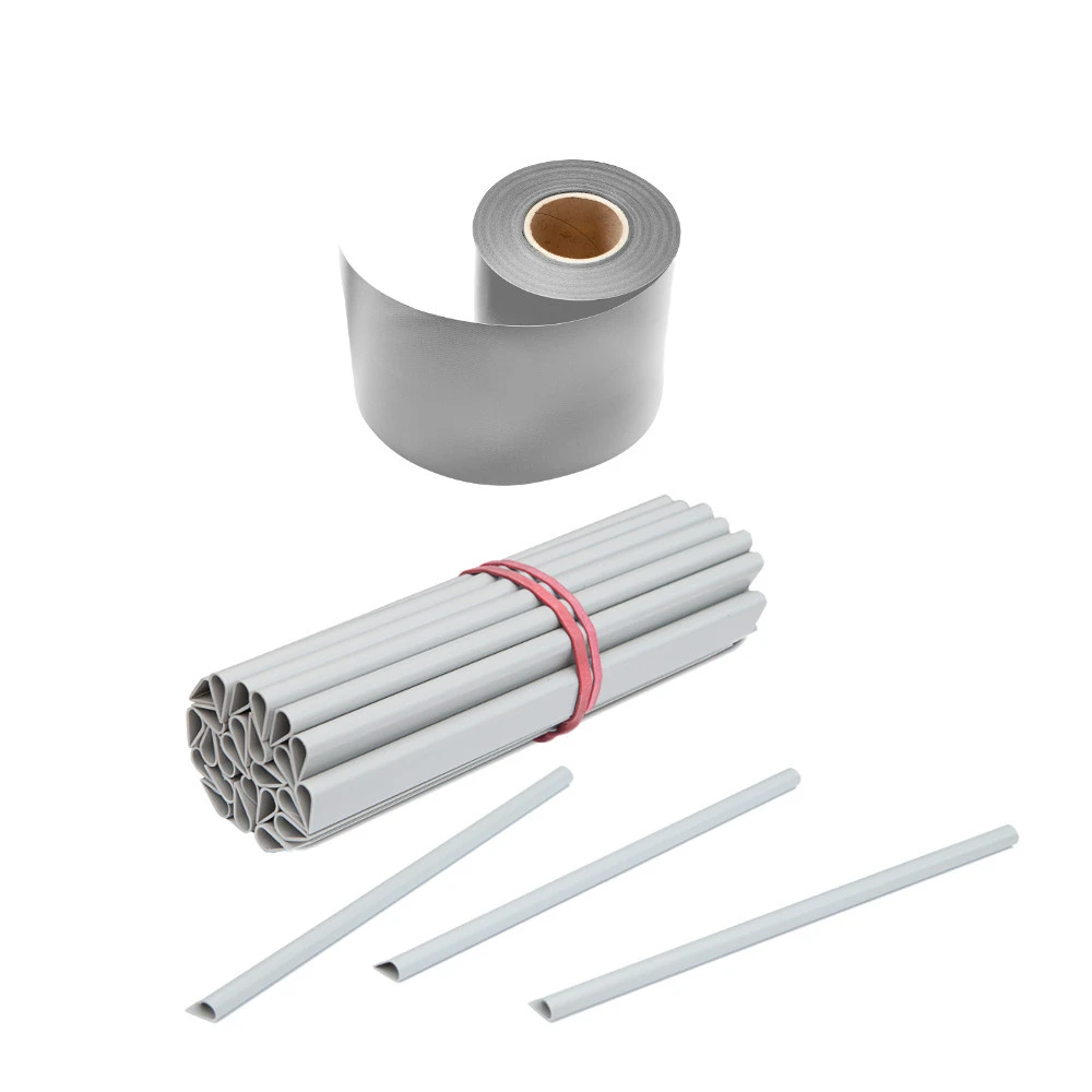 Zaun Sichtschutz Und Windschutz A1-Blickdicht 1 Rolle, 19 Cm Breit In Weißaluminium 3 Zaun Sichtschutz Und Windschutz A1-Blickdicht 1 Rolle, 19 Cm Breit In Weißaluminium