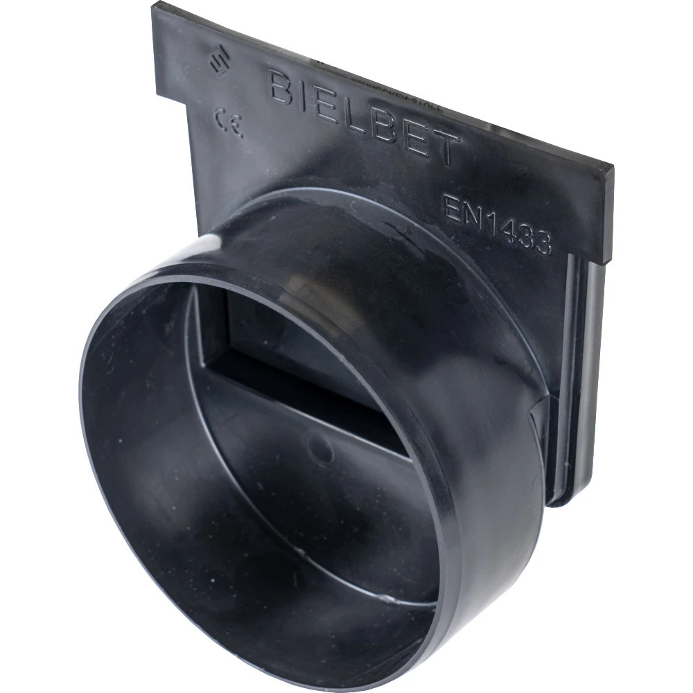 Entwässerungsrinne Stirnwand Für KG-Rohr Ø110 Mm Linienentwässerung 3 Entwässerungsrinne Stirnwand Für KG-Rohr Ø110 Mm Linienentwässerung