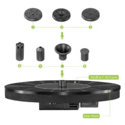 Solar Springbrunnen, 1,4 W, Rund 12 Solar Springbrunnen, 1,4 W, Rund -Prosper Garten Geschaft 2QmF0VnBmxxd2bX 1280x1280