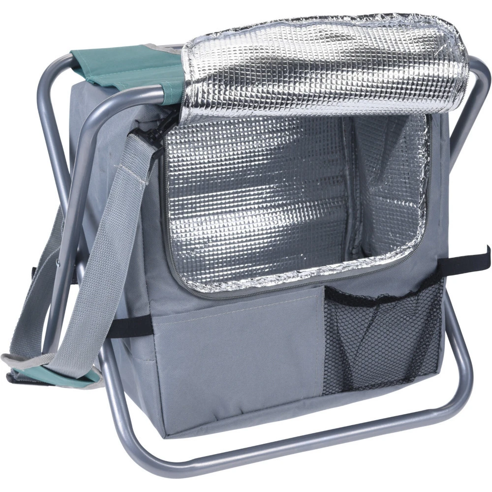 Campinghocker Klappbar 31,5 X 26,5 Cm Mit Grün-grauer Textilbespannung 4 Campinghocker Klappbar 31,5 X 26,5 Cm Mit Grün-grauer Textilbespannung – Bild 2